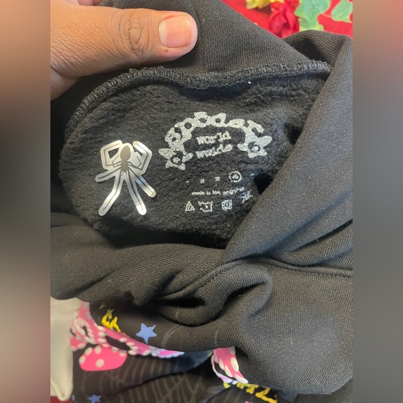 SP5DER HOODIE XL NEW BLACK - Picture 3 of 3